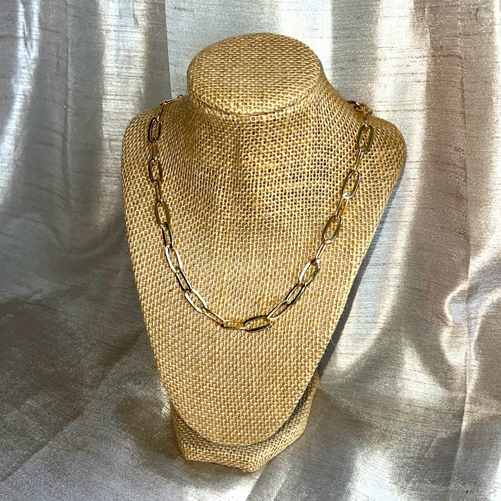 Gold Chunky chain necklace